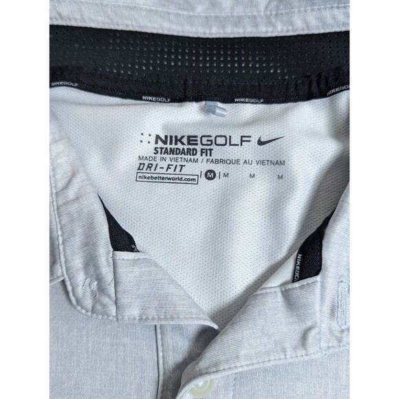 Nike Golf Stripe Polo San Francisco Giants Wolf Grey Mens Size Med - Picture 8 of 9